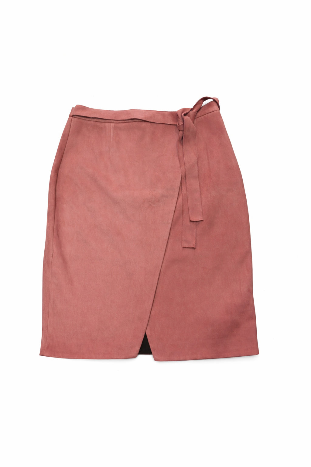 Fustă River Island Roz Prăfuit Tip Petrecut Suede – Mărime M | Second Hand