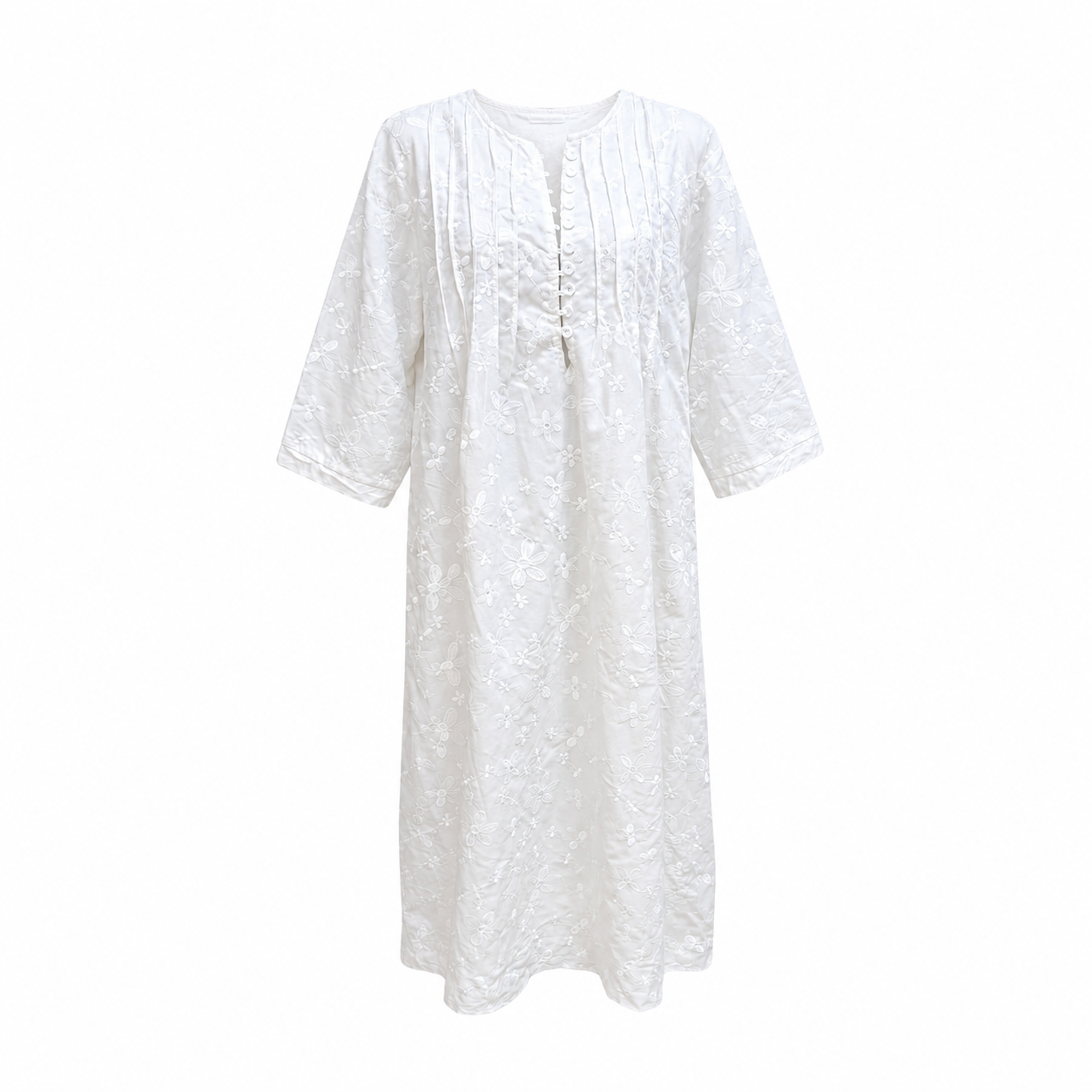 Rochie lungă albă damă, 3XL